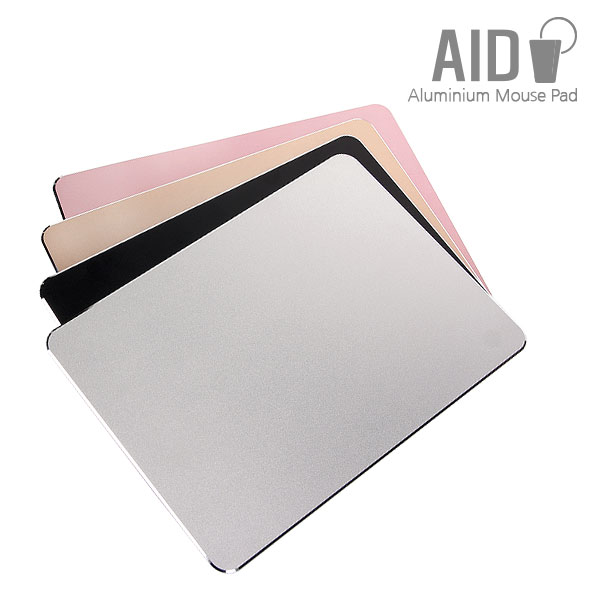 [AID]에이드 알루미늄 마우스패드 4종(논슬립패드처리)/메탈 노트북 마우스패드