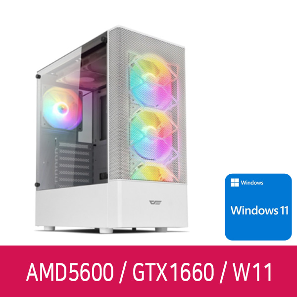 AID AMD 5600_16G 500G GTX 1660 WIN11 게이밍 컴퓨터 본체 조립 PC